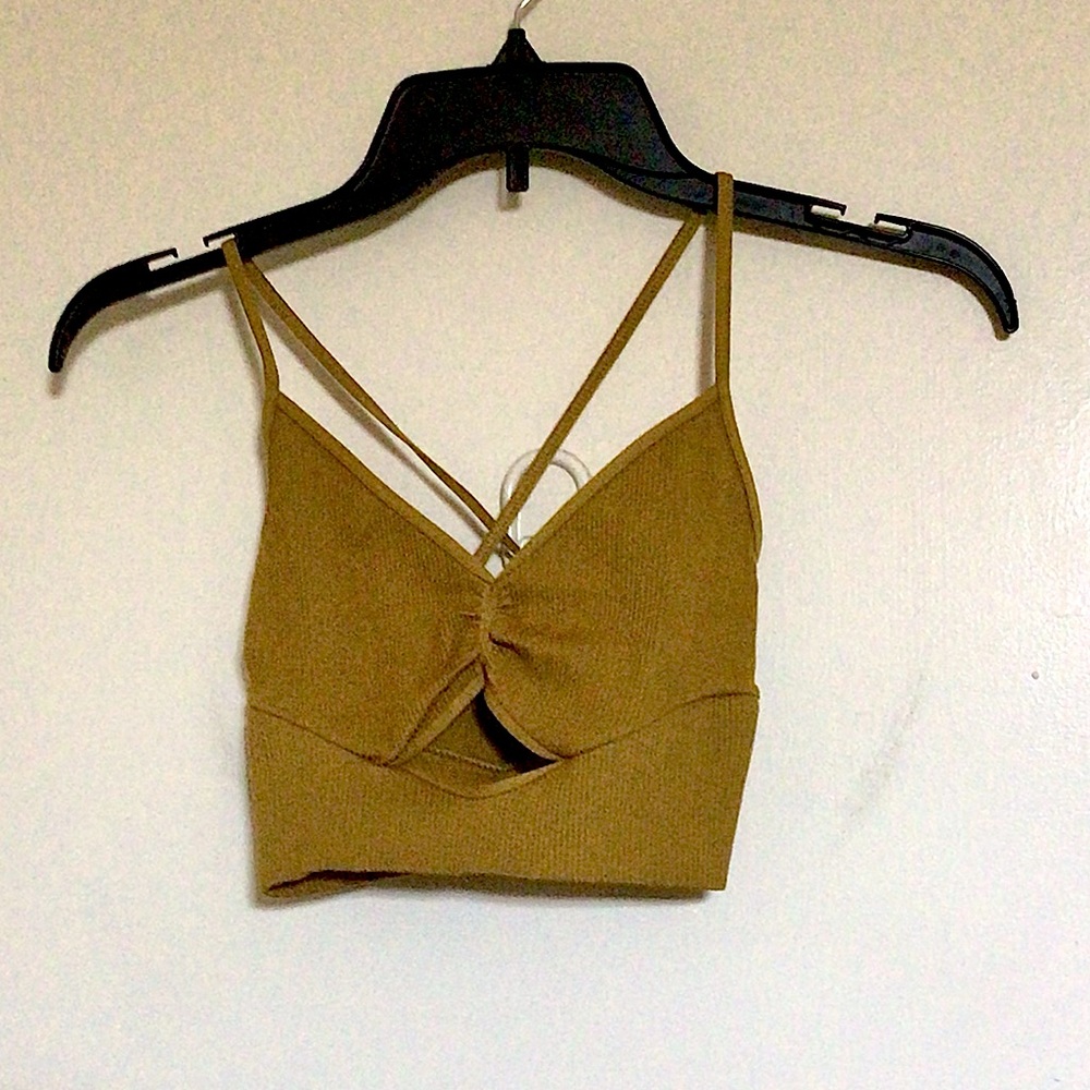 FP Movement Free Throw Longline Cutout Bralette NWOT